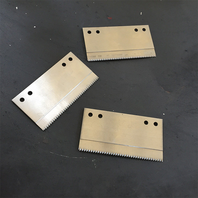 一字T型封箱机立式枕式包装机横封锯齿切刀花刀封口虚线点断齿刀