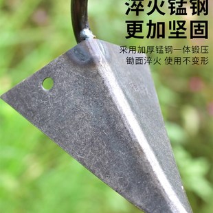起垄锄三角锄头搂沟锄开沟器松土尖头锄种菜尖嘴锄苗肥农具开沟铲