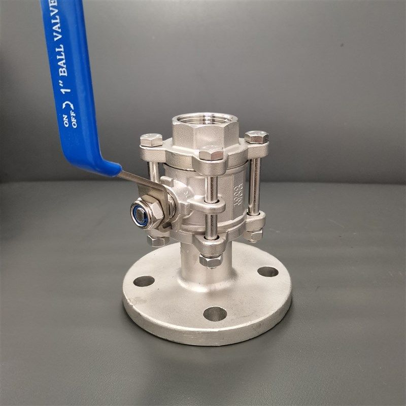 三片式法兰球阀一头法兰一头丝扣304不锈钢球阀4分6分,五金/工具,球阀,淘宝优惠券,粉丝福利购,淘宝优惠卷