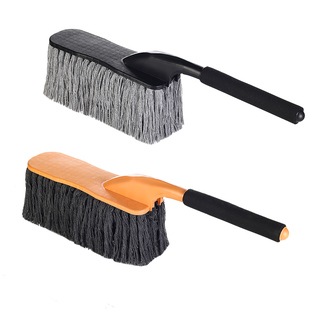 纯棉汽车扫灰掸子洗车单子擦车拖把油弹子除尘掸蜡拖蜡刷刷车刷子