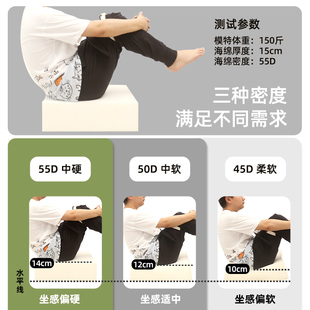 定制沙发垫高密度海绵坐垫加厚加硬实木沙发垫子卡座垫椅垫靠背垫