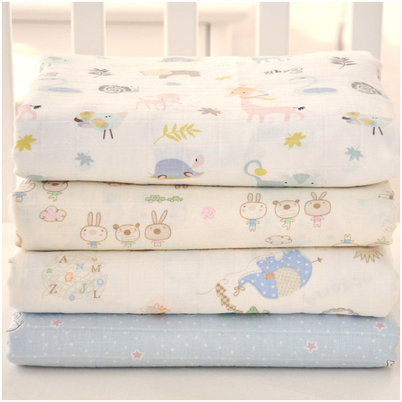 婴儿床单纯棉a类宝宝床品新生婴幼儿童床双层纱布床单春秋夏季,婴童用品,床单,淘宝优惠券,粉丝福利购,淘宝优惠卷