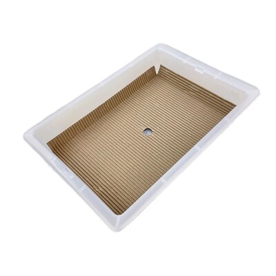 爬宠瓦楞纸垫材蛇守宫莲笙vbox份数盆宠物饲养盒专用加厚包边垫纸