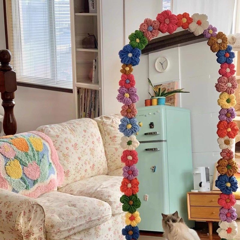 diy泡芙花镜子改造材料包边全身镜泡芙花彩色手工落地镜边框装饰,家庭/个人清洁工具,柜镜/梳妆镜,淘宝优惠券,粉丝福利购,淘宝优惠卷