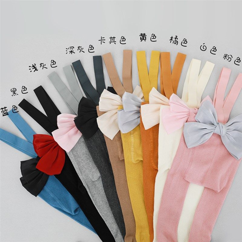 新秋大蝴蝶结儿童连裤袜女童婴儿举重背带裤宝宝PP婴幼儿打底裤袜,童装/婴儿装/亲子装,儿童袜子(0-16岁),淘宝优惠券,粉丝福利购,淘宝优惠卷