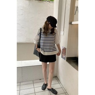 薄款 短裤 夏季 200斤 宽松显瘦休闲裤 女装 大码 胖妹妹mm黑色高腰西装