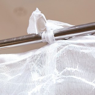 宫廷蚊帐加粗支架落地公主风加密加厚纹账老式 家用新款 双人床蚊帐