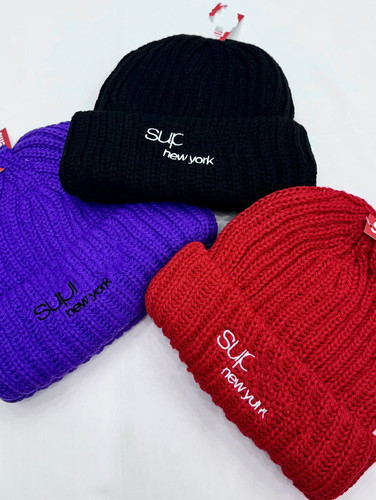 SUP家 舒Ping 经典 BOX LOGO 25SS男女同款户外 毛线针织帽 冷帽