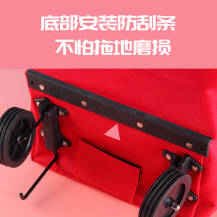 购物车买菜神器买菜车小拉车带轮购物袋取快递折叠便携家用小拖车