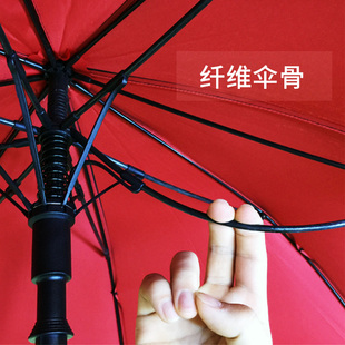 超大抗风暴双人直杆暴雨大雨伞 雨伞大号弯柄自动长柄家用男士