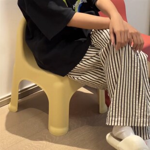 塑料小矮凳子靠背幼儿园靠背椅宝宝大板凳