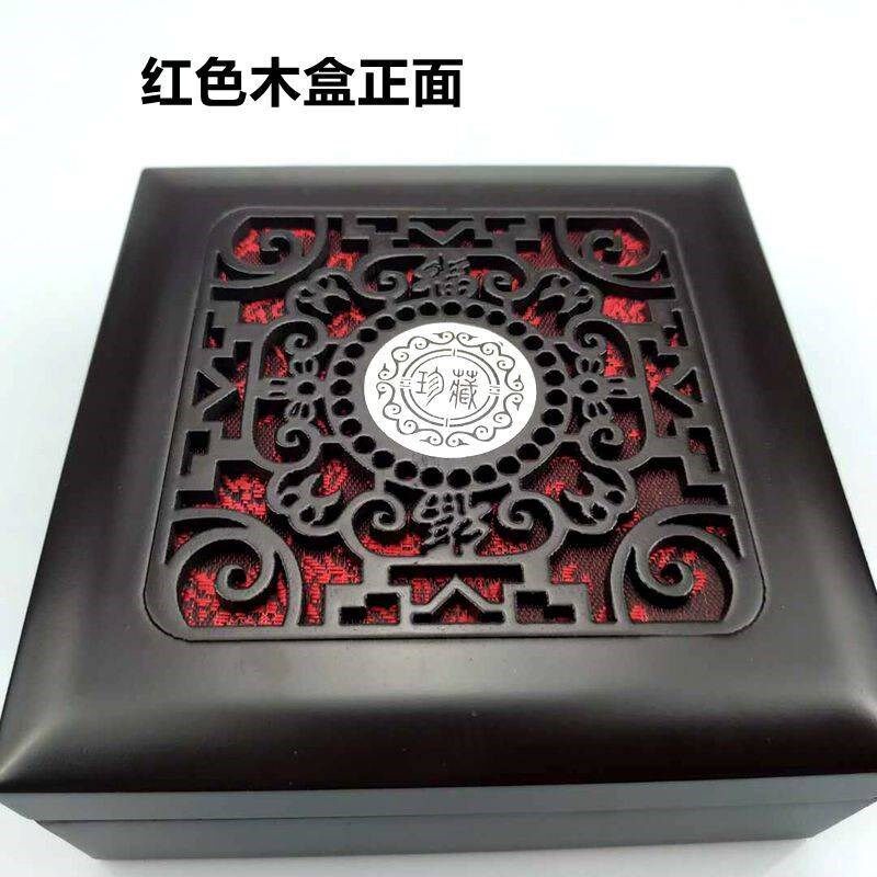 大木盒印台印泥正方形复古大快干印台印台印泥玉玺印章印泥