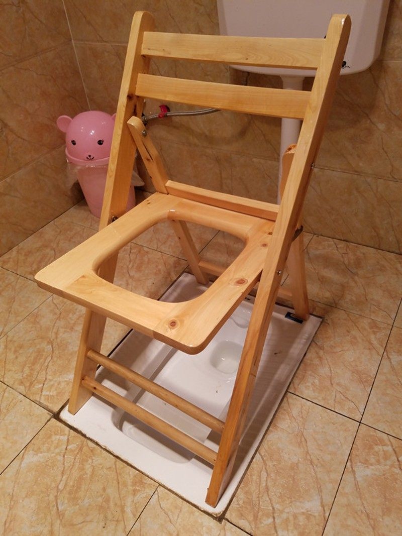 实木坐便椅老孕妇坐便器厕所凳病大便座椅木质坐便凳