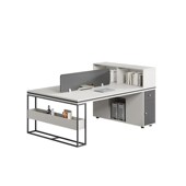 香港包郵职员办公桌椅现代办公室员工屏风工位卡座四