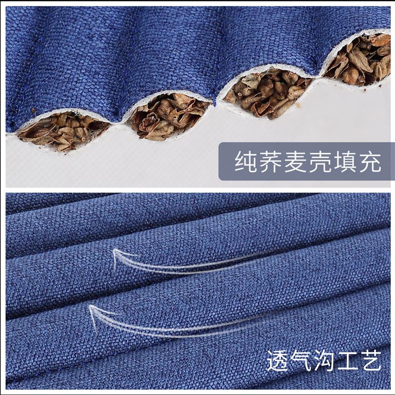 汽坐垫单片季通用靠背夏季布艺单垫透气荞麦壳后座垫