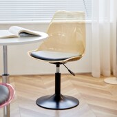 美甲电脑椅柜台升降梳妆前台收银洽谈转椅