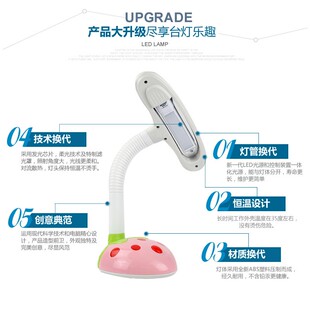 宝视达护眼台灯学生工作办公卧室床创意灯儿童学习阅读