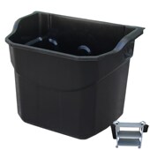 加厚收餐盆收餐桶收碗框塑料大小号餐具收集盘长短挂桶餐车垃圾桶