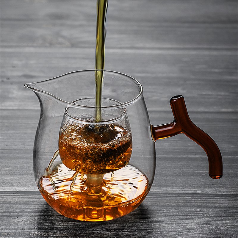 小青柑泡茶壶黑晶炉煮茶冲茶器耐热茶具茶杯单壶