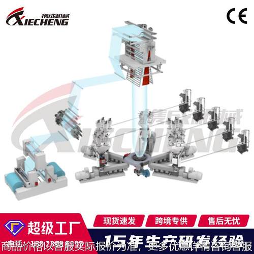 厂家直销 多层共挤吹膜系统 自动化共挤吹膜配料输送系统解决方案
