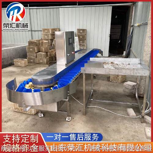 全自动海参牡蛎称重分拣机 食品水果重量分选机 鸡翅自动称重机