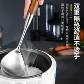 饭勺盛饭匙勺子粘饭梨木大号勺分餐勺饭勺子
