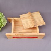 豆腐盒子模具 木制豆腐格模具自制创意豆腐框大小号商用