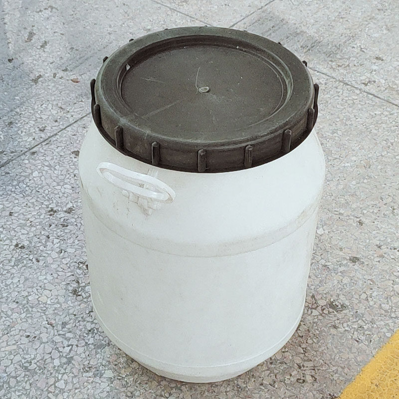水桶白色塑料加厚带盖子升废料液桶化工桶耐腐热卖环保污水