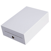 收钱盒独立使用抽屉 迷你收银 四格三带锁钱箱 收银箱