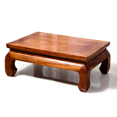 红木罗汉床脚踏实木沙发踏脚玉石底座梨木炕桌榻榻飘桌