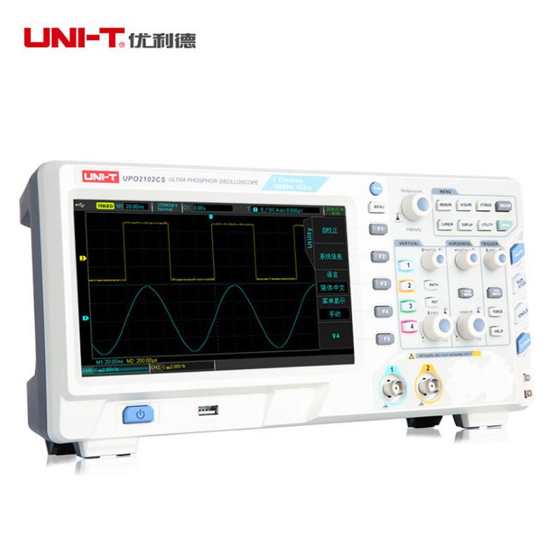 UPO2102CS/UPO2104CS四通道数字存储荧光示波器100MHZ带宽