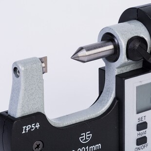 西北青量外径千分尺精度电子压接度千分尺数显叶片扁尖头卡尺