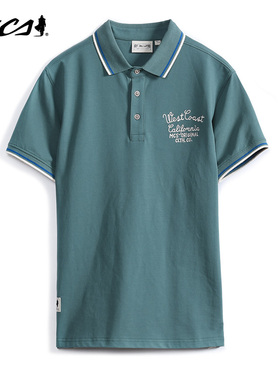 MCS男装源自万宝路夏季新款男士POLO衫多色可选西海岸刺绣简约款