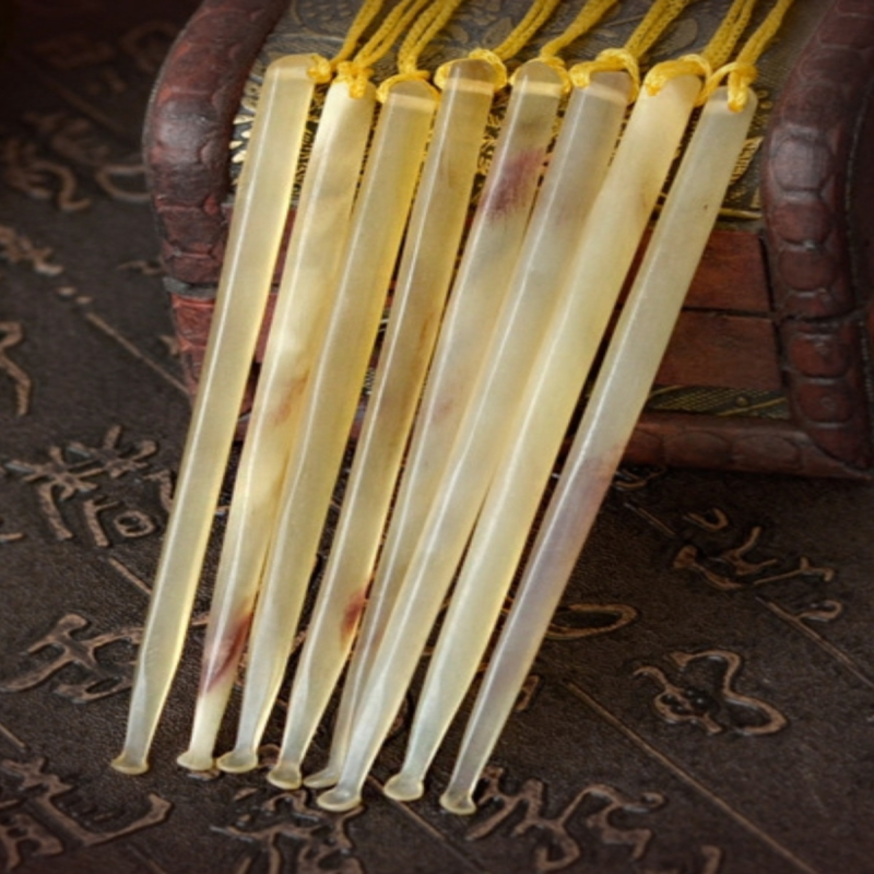 正品纯牛角挖耳勺 天然犄角掏耳勺采耳扒扣耳勺 保健采耳屎器工具