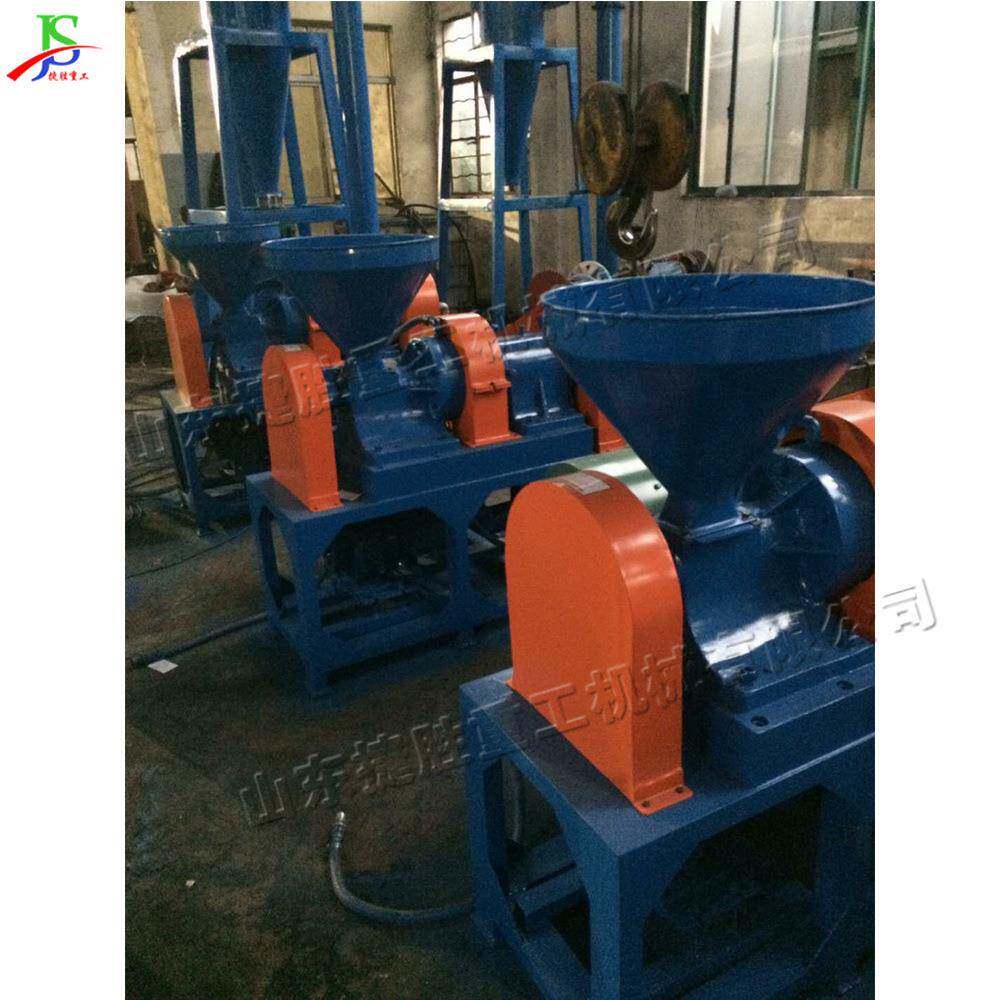 小型胶粉碎js-scf-6便机 电动式台式橡胶磨粉机 携轮胎橡加工成粉