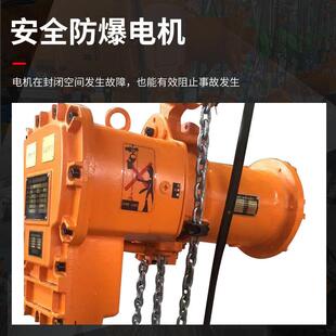 4爆环链电动葫芦级防爆粉尘防防爆挂钩1T 爆电动葫 01固式 跑车防式