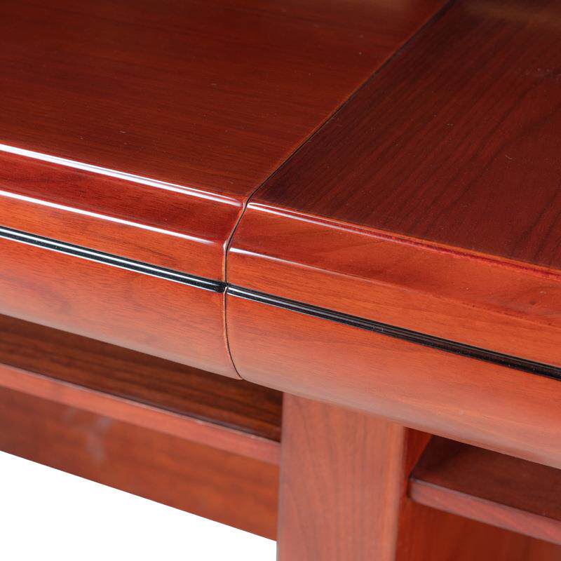 圆角长条形式无品牌/办家具大厂家实木木皮会议桌型会中议桌油漆