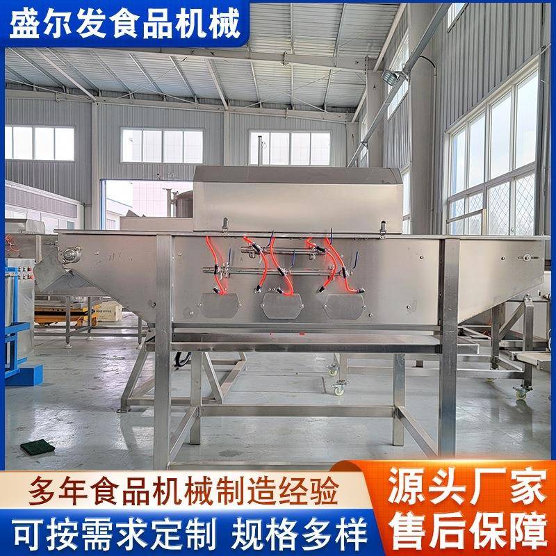 丸子水产类裹冰机冷冻产品包冰衣设备冷冻元宵水饺挂冰设备