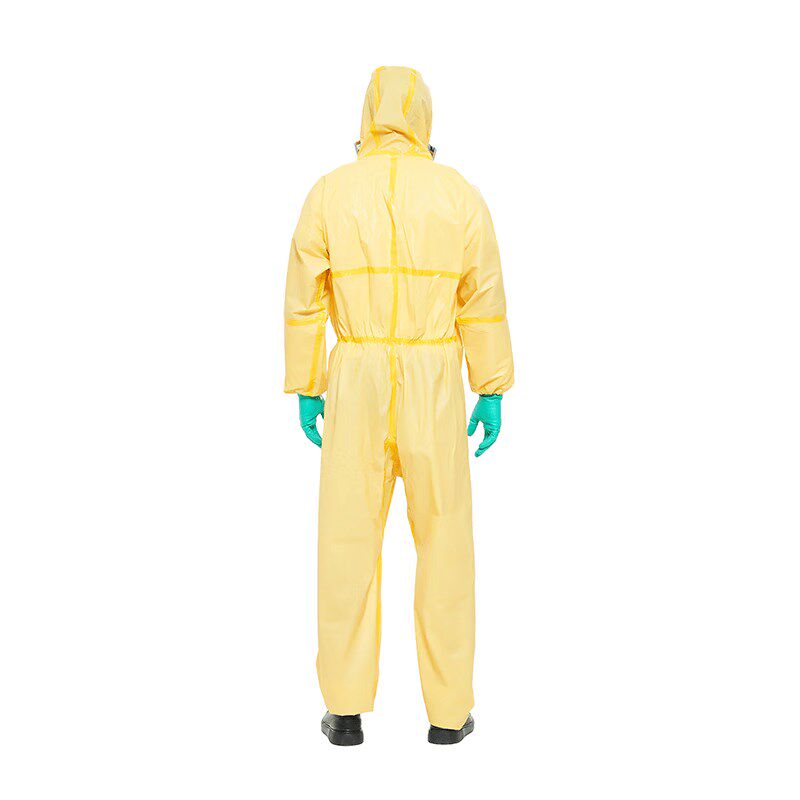 防护服连体全身耐酸碱工作服化学实验服危化品运输防毒级防化服