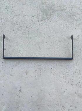 黑色层板侧挂双线挂钩展示架卡1.5方管货架挂钩超市饰品挂钩