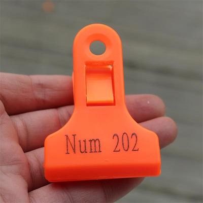 票夹号码夹 浴池鞋夹编号牌定制 洗浴夹子餐厅房间号桌号夹手牌夹