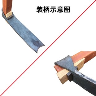 锄头铁码子锄头铁塞加厚塞子卡子老式锄头码子垫片马口配件铁楔子