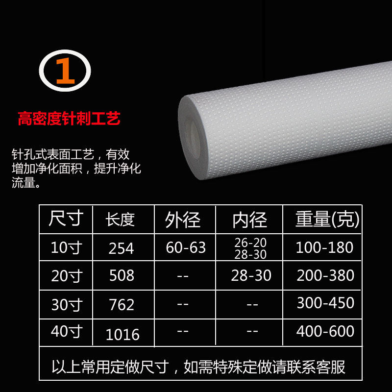 净水器滤芯10寸20寸通用pp棉滤芯家用前置过滤商用净水机通用包邮