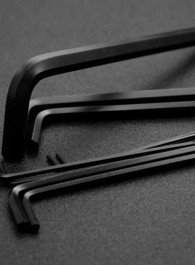 德至高TGK公制内六角套装英制球头加长扳手黑色六角匙1.5-10mm