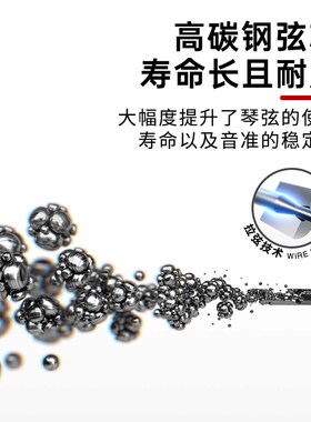 达达里奥XT电吉他弦镀膜防锈琴弦一套6根套装弦线全套0942 1046