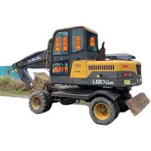 挖掘机玻璃前风档门推拉窗玻璃 690轮式 山东临工金利670BM 680