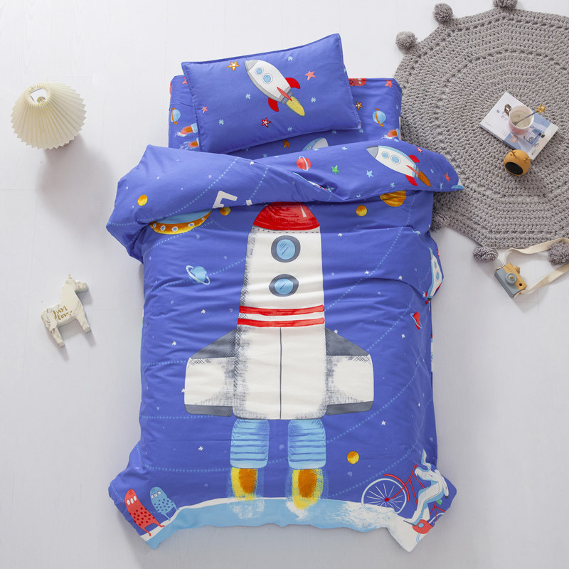 幼儿园被子三件套全棉儿童宝宝午睡棉被褥套件床品纯棉含芯六件套,婴童用品,婴童/儿童三件套,淘宝优惠券,粉丝福利购,淘宝优惠卷