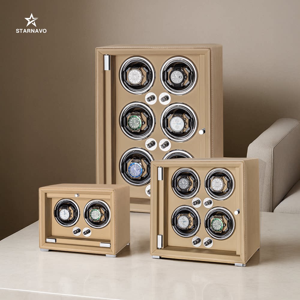 德国皮革机械表手表家用自动摇表器转机械表上链自摆器表盒礼物