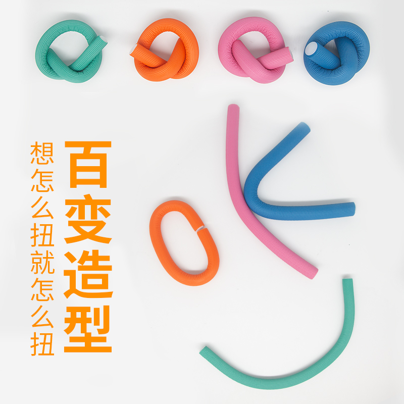 万能杠海绵烫发杠大卷发杠卷发条热烫美发工具冷烫杠隔热棉棒发棒