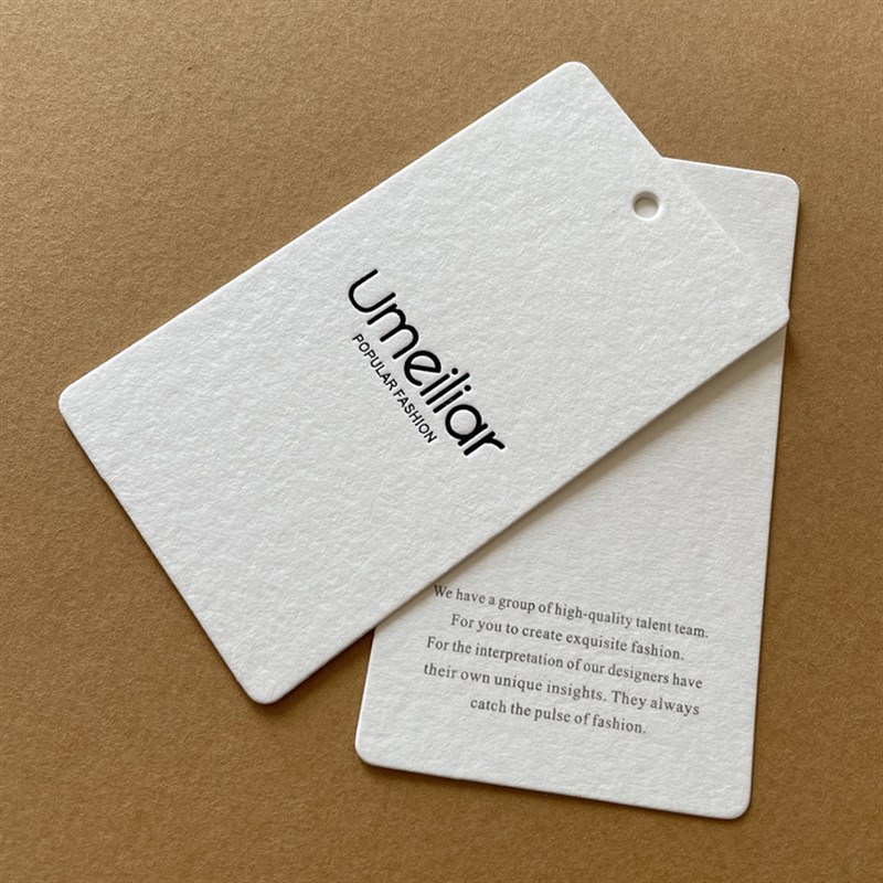 吊牌定做 服装衣服女装吊牌卡片订做 挂牌标签定制